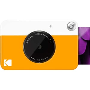 Kodak Printomatic Digital Instant Camera Yellow with Wide-angle 8 mm Lens - RODOMATICYL
