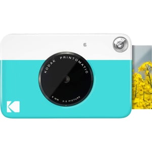 Kodak Printomatic Digital Instant Camera Blue with Wide-angle 8 mm Lens - RODOMATICBL