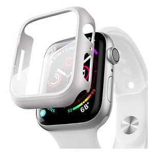 

Hyphen Tempered Glass Protector Silver For Apple Watch 44mm