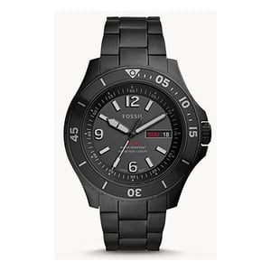 Fossil FB-02 Black Stainless Steel Analog Watch For Men FS5688