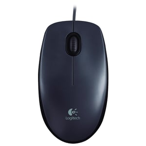 Logitech M90 Wired Mouse Black