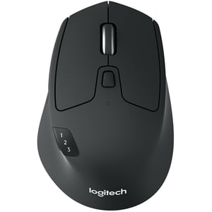 Logitech M720 Triathlon Multi Device Wireless Optical Mouse Black
