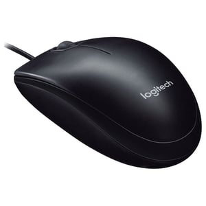 Logitech M100 Wired Mouse Black 910-005003