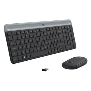 Logitech MK470 Wireless Keyboard and Mouse Combo Graphite English
