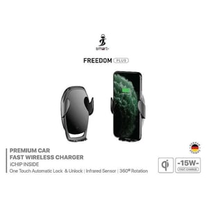 

Smart FP15W Freedom Plus Wireless Car Charger Black