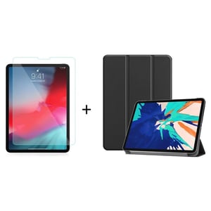 

Inet Tempered Glass Screen Protector and Leather Case Clear iPad Pro 12.9"