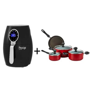 

Prestige Digital Air Fryer 3.2 Litres + Value Pack 7 Pcs Cooking Set PR81669