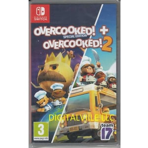 Nintendo Switch Overcooked + Overcooked 2 Double Pack Nintendo Switch