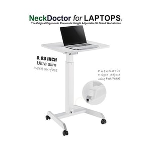 

NeckDoctor Adjustable Ergonomic Laptop Stand White