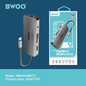 

Bwoo INBOHU900TC 9 in 1 USB Type-C USB Hub