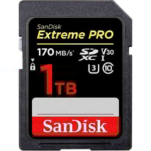 

Sandisk Extreme Pro SDXC Memory Card 1TB Black/Red SDSDXXY-1T00-GN4IN