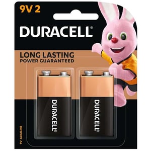 

Duracell Long Lasting Alkaline Battery Black and Gold (Pack of 2pcs)