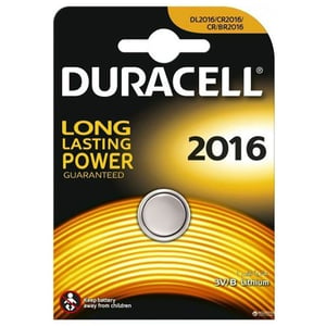 Duracell Lithium CR2016 Battery Silver