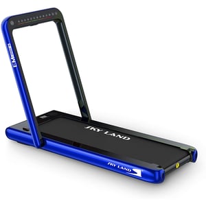 Skyland 2 in 1 Treadmill Machine Walking Pad & Running Pad with Remote Control and Bluetooth Speaker EM-1282-B(Blue)