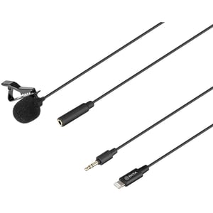 Boya Omni-directional Microphone With Lightning Connector Cable 6m Black