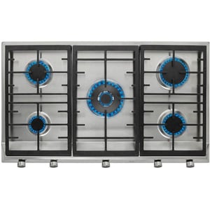 

TEKA EX 90.1 5G AI AL DR CI Gas hob with 5 high efficiency burners and cast iron grills in 90 cm of natural gas