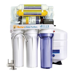 Nectar 6 Stage Reverse Osmosis Drinking Water Filter System with DI Filter