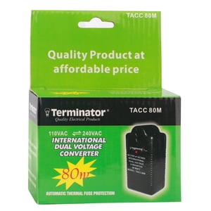 Terminator AC to AC Dual Voltage converter - TACC 80M