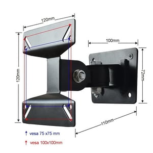 Skilltech 3D / Swivel Wall Mount For Desktop Mount ST-SH 10P