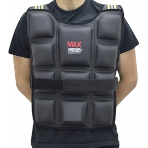 Max Strength Weighted Vest Gym Running Fitness Sports Training Weight Loss Jacket 15KG/20KG (15)