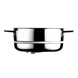 Mepra Attiva 22Cm Inner Vegetable Steamer - Silver Finish Kitchenware, Hand Washable Kitchen Utensils, 22 Cm