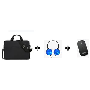 

S&S 4384 Laptop Sleev 13inch + Wireless Mouse + Headset
