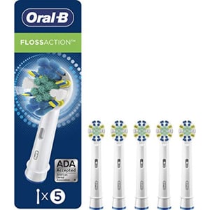 Oral-B FlossAction Electric Toothbrush Replacement Brush Heads, 5 Count