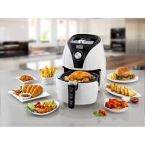 

Black and Decker 2.5L 1500W Rapid Convection Manual Electric Fryer, Black / Gray - AF220-B5