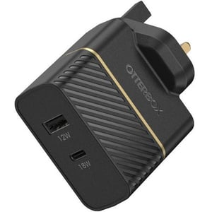 

Otterbox 7852548 Dual Port Fast Wall Charger Black