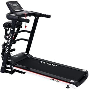 Magic EM-1258 Digital Treadmill - Black with massager belt