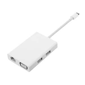 

Xiaomi Mi USB C Hub 5 in 1 Type C Dock with VGA, 10000 Mbps Gigabit Ethernet, Power Delivery Charging 2 USB 3.0 Ports Compatible with Macbook Pro, iMac, Dell, HP, Lenevo, Acer, Xiaomi etc - White