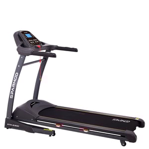 

Sparnod Fitness Automatic Treadmill - Foldable Motorized Walking & Running Machine for Home Use - Sturdy Equipment with Auto Incline- STH-5300 (5.5 HP Peak)