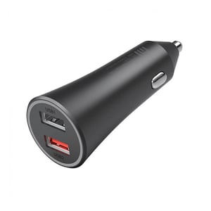 Xiaomi Mi 37W Dual USB-A Port Car Charger Single Port 27W MAX Fast Flash Charging, Multiple Protections, LED Power Indicator - for Smartphones/Tablets/Game Machine/Cameras - Black