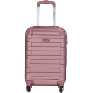 

STARGOLD SG-T80 Single Hardside Spinner ABS Trolley Luggage With Number Lock, Rose Pink- 20 Inches