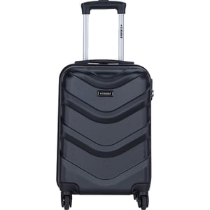 

STARGOLD SG-T80 Single Hardside Spinner ABS Trolley Luggage With Number Lock, Black - 20 Inches