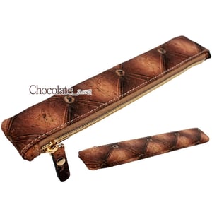 

Copi Vegetable Cork Leather Pencil Case Chocolate