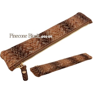 

Copi Vegetable Cork Leather Pencil Case Pinecone Black
