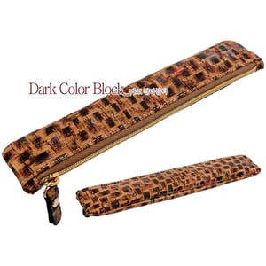 

Copi Vegetable Cork Leather Pencil Case Dark Color Black