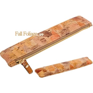 

Copi Vegetable Cork Leather Pencil Case Fall Foliage