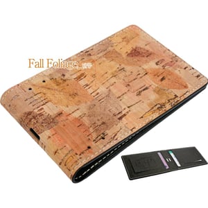 

Copi Cork Leather 1/2 Long Slim Card Wallet Fall Foliage