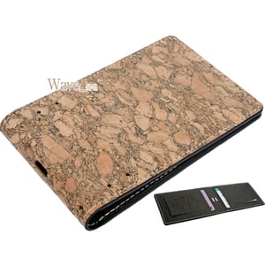 

Copi Cork Leather 1/2 Long Slim Card Wallet Wave