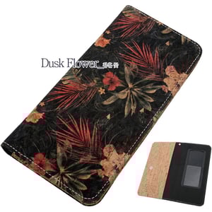 

Copi Cork Leather Mobile Phone Case Dusk Flower