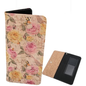 

Copi Cork Leather Mobile Phone Case Cream Bird