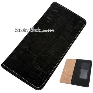 

Copi Cork Leather Mobile Phone Case Smoky Black