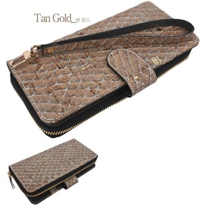 

Copi Cork Leather Mobile Phone Wallet Case Tan Gold