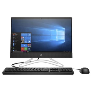 HP All-in-One Desktop - Intel Core i3 / 21.5inch FHD / 1TB HDD / 4GB RAM / Shared / FreeDOS / English & Arabic Keyboard / Jet Black - [200 G4]