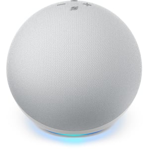 

Amazon - Echo (4th Gen) With premium sound, smart home hub, and Alexa - Glacier White (International Version)