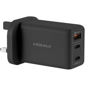 

Momax 3 Port 65W USB Charger Black