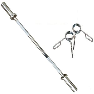

Miracle Fitness 47 Inch Olympic Bar with Collars