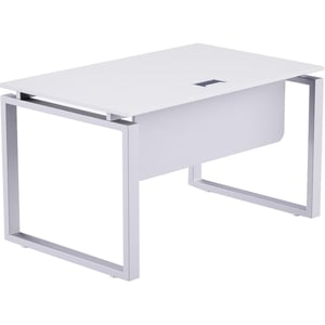 

Mahmayi Carre 5112 White Modern Workstation without drawer